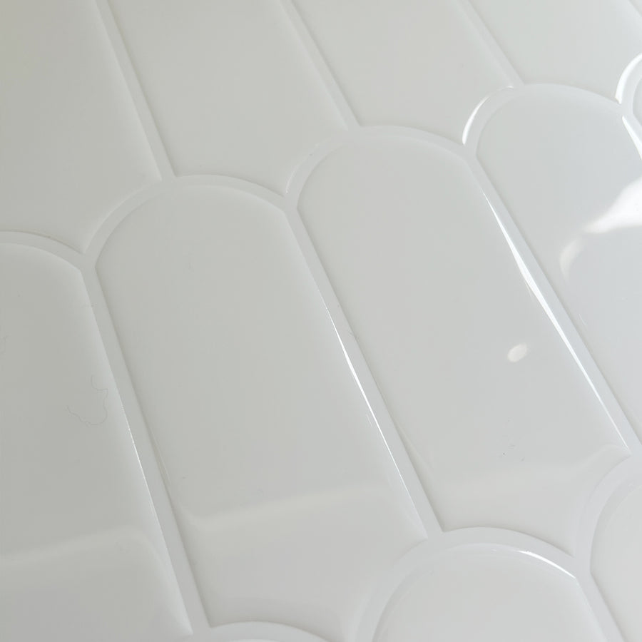 Feather Stick on Tile - All White