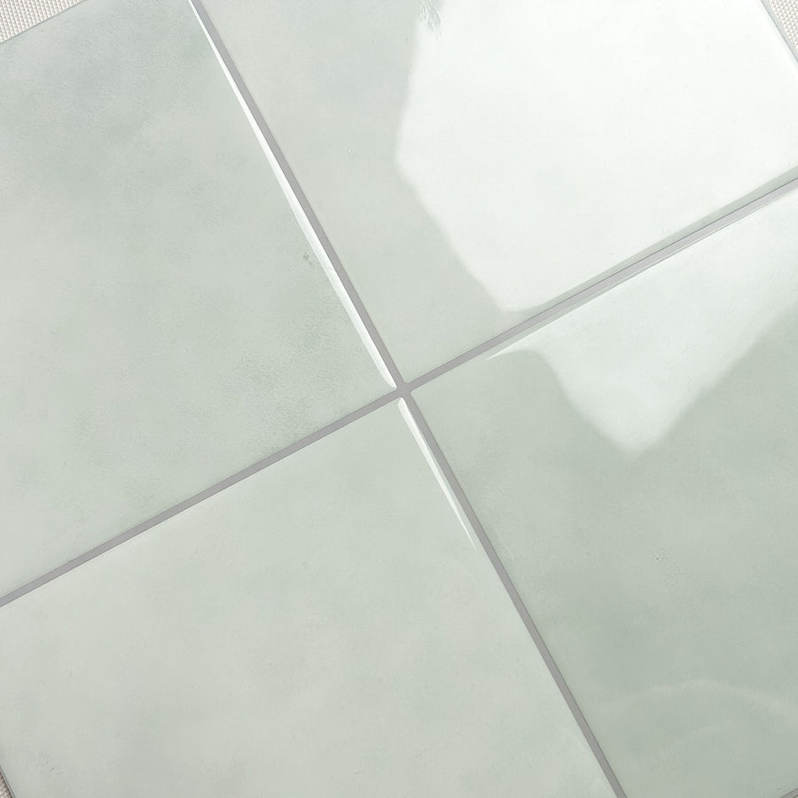 Large Square Stick on Tile - Soft Blue