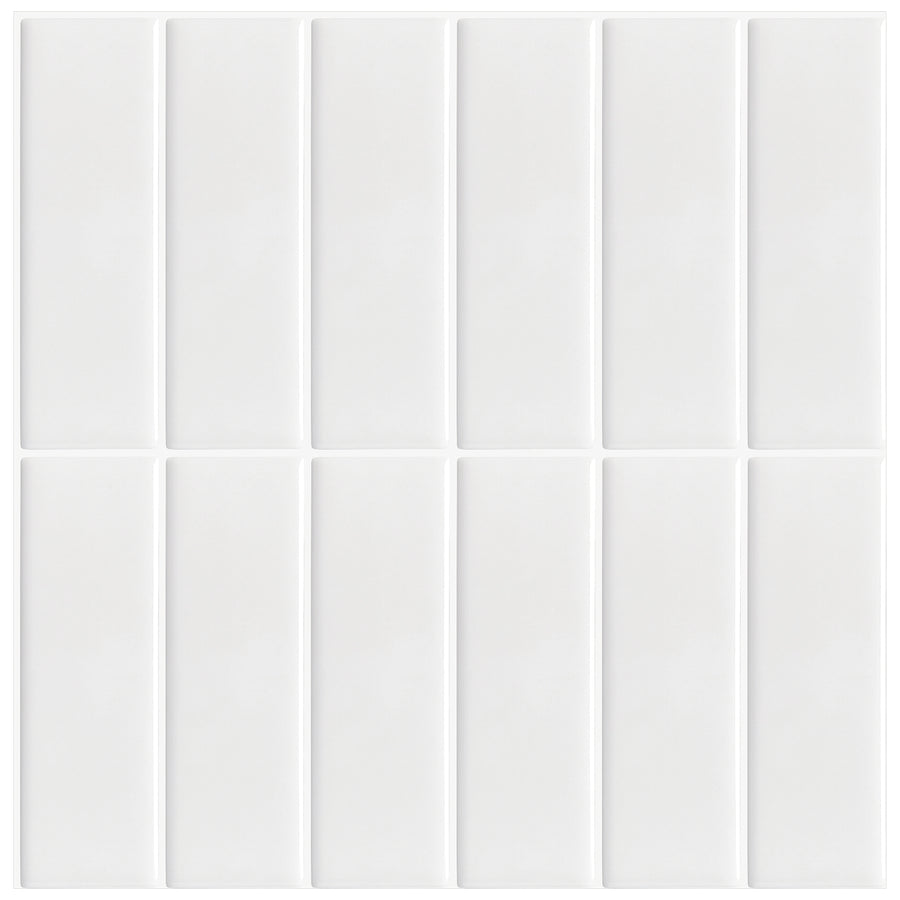 Large Kit Kat Stick on Tile - All White