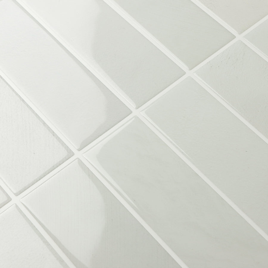 Large Kit Kat Stick on Tile - Off White