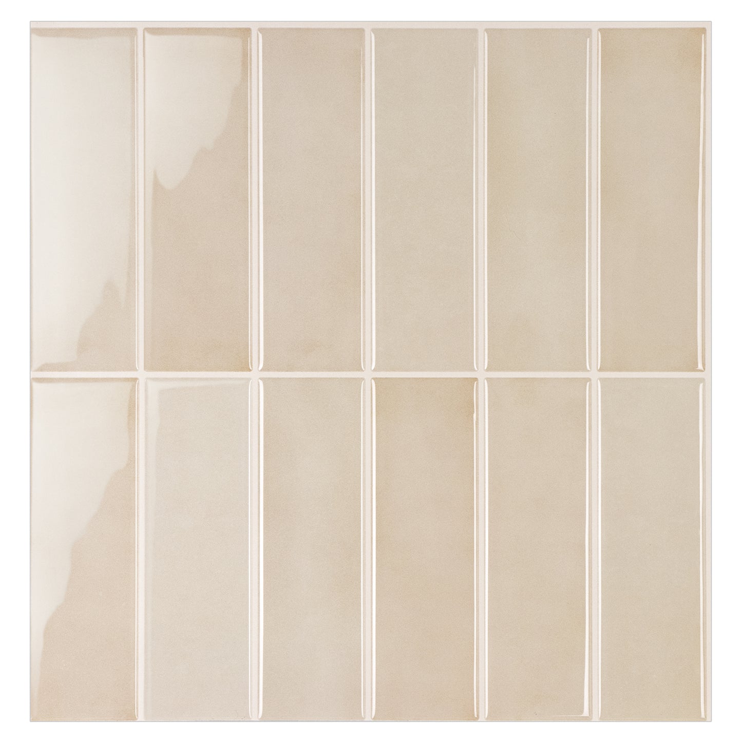 Large Kit Kat Stick on Tile - Beige