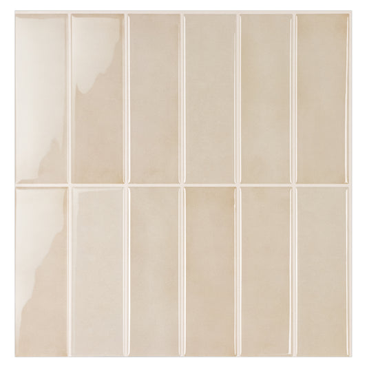 Large Kit Kat Stick on Tile - Beige