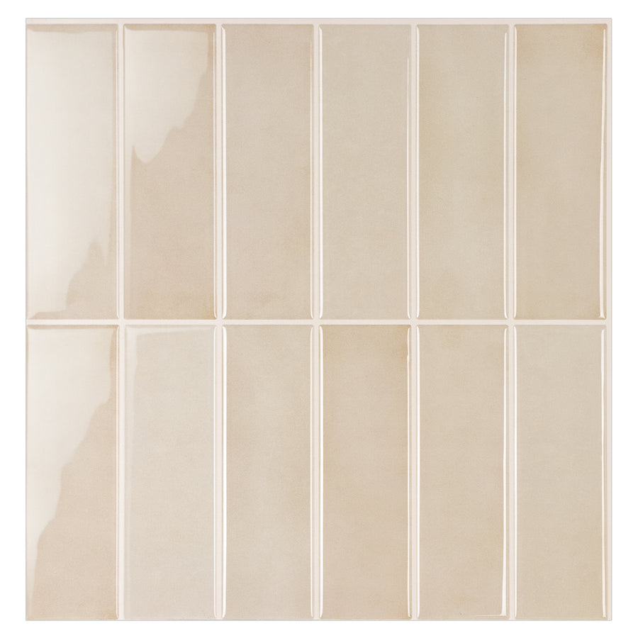 Large Kit Kat Stick on Tile - Beige