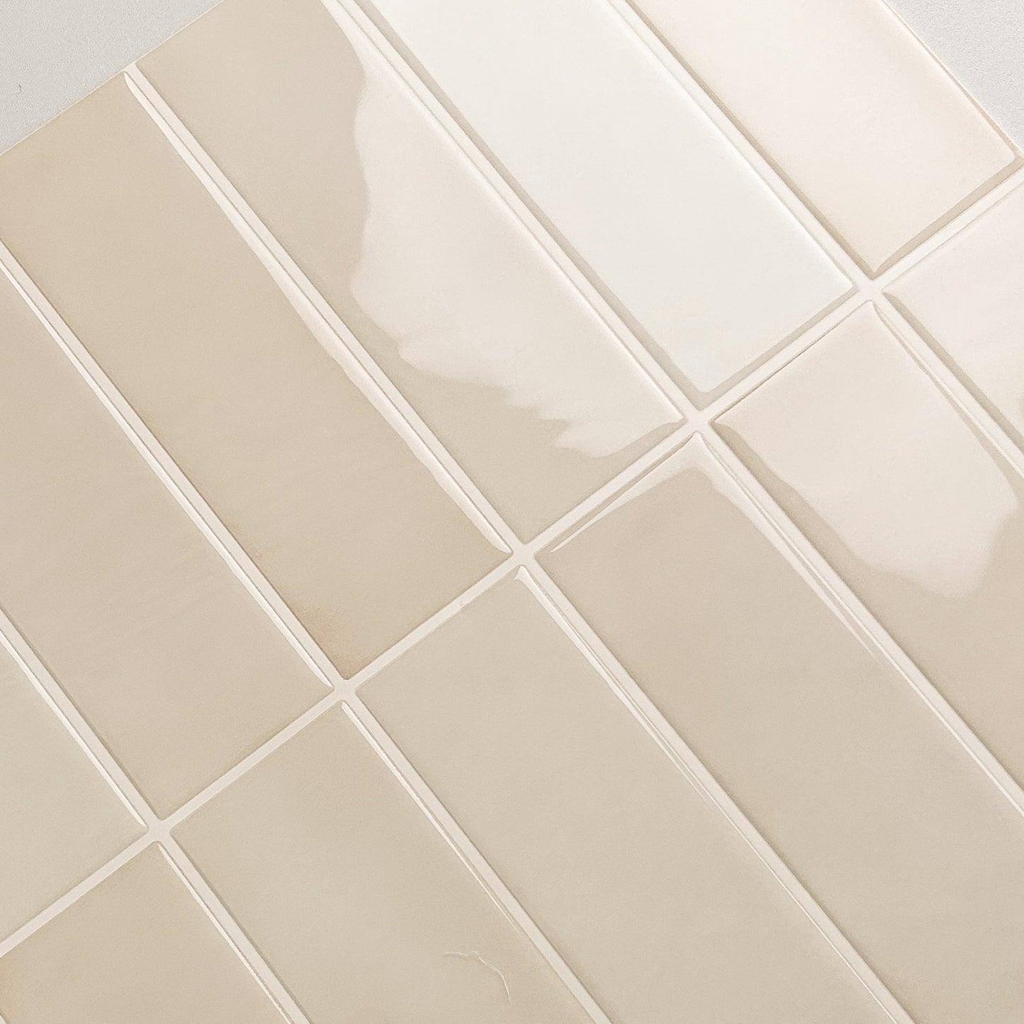 Large Kit Kat Stick on Tile - Beige