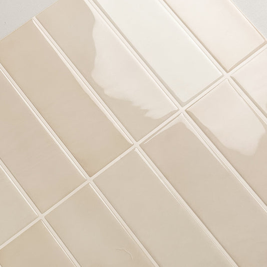 Large Kit Kat Stick on Tile - Beige