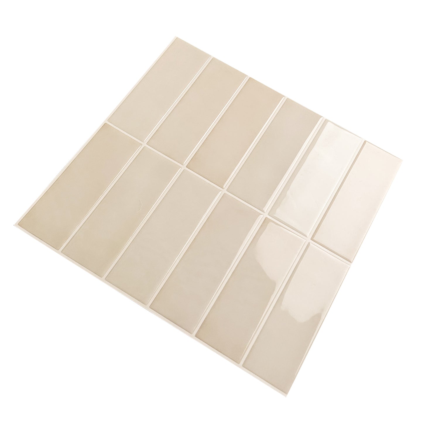 Large Kit Kat Stick on Tile - Beige