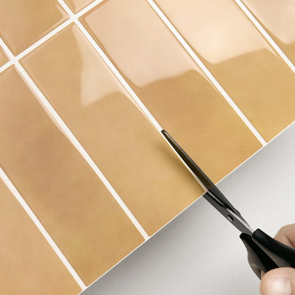Large Kit Kat Stick on Tile - Terracotta