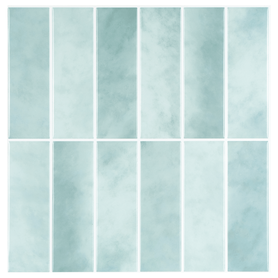 Large Kit Kat Stick on Tile - Dusty Blue
