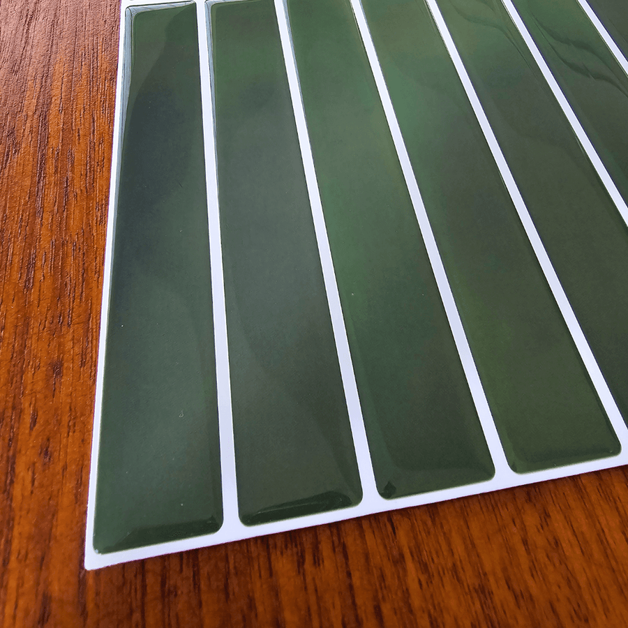 Kit Kat Stick on Tile - Moss Green - Stick on Tiles Australia