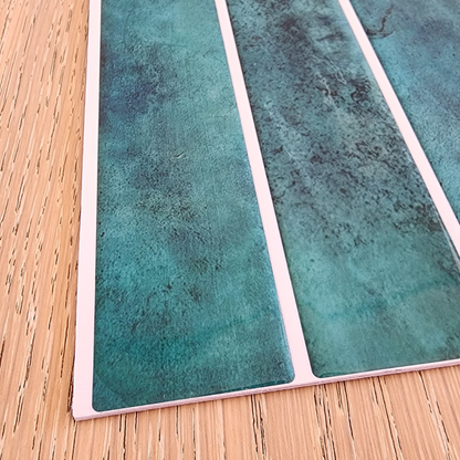 Kit Kat Stick on Tile - Turquoise Green