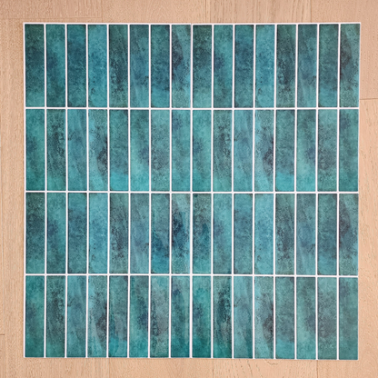 Kit Kat Stick on Tile - Turquoise Green