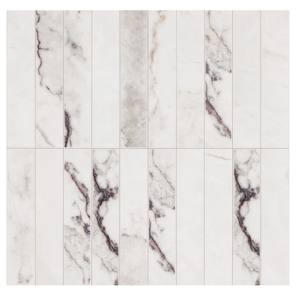 Kit Kat Stick on Composite Tile - New York Honed