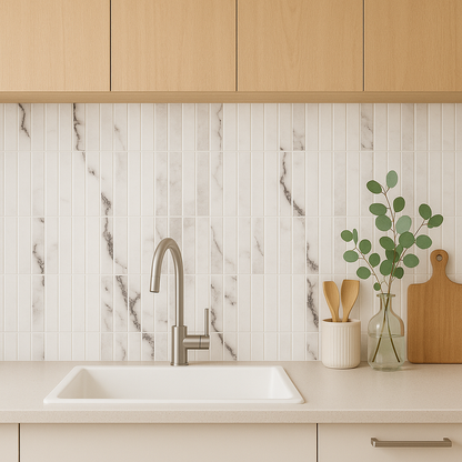 Kit Kat Stick on Composite Tile - New York Honed