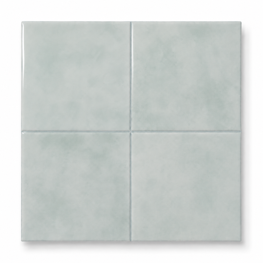 Large Square Stick on Tile - Soft Blue