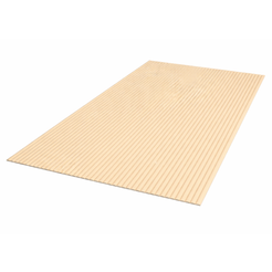 Flexible Wood Roll Panels - Large Demi Round – Stick on Tiles Australia