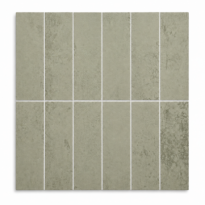 Large Kit Kat Stick on Composite Tile - Antique Matte Sage Green