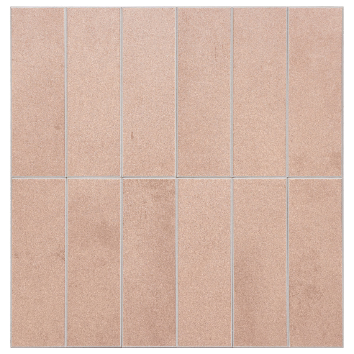 Large Kit Kat Stick on Composite Tile - Matte Clay Beige