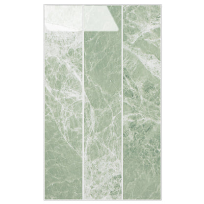 Large Kit Kat Stick on Composite Tile - Sage Marble