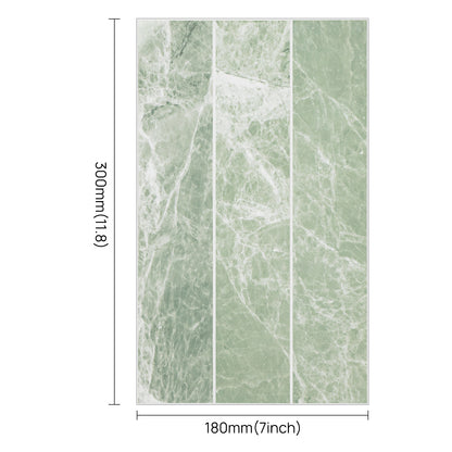 Large Kit Kat Stick on Composite Tile - Sage Marble