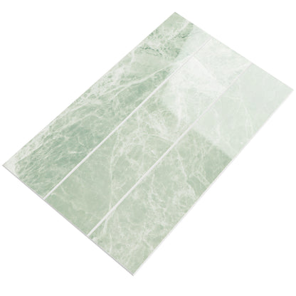 Large Kit Kat Stick on Composite Tile - Sage Marble