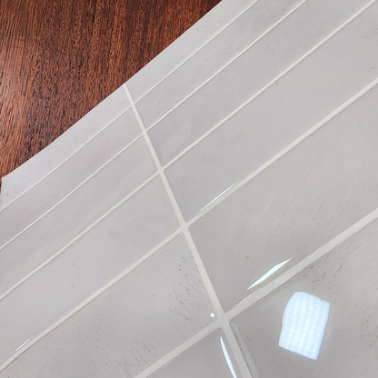 Large Kit Kat Stick on Tile - Off White