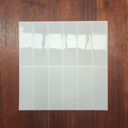 Large Kit Kat Stick on Tile - Off White