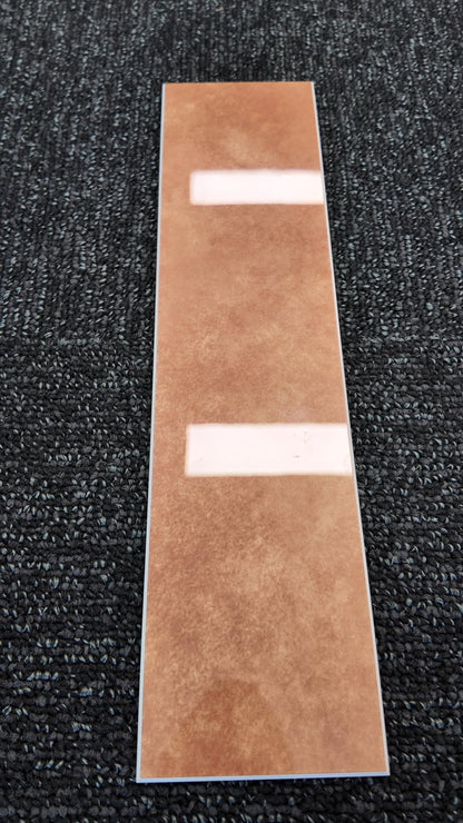 Long Subway Stick on Composite Tile - Orange Marble