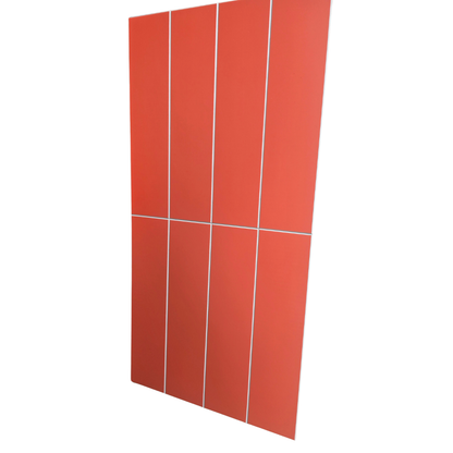 Long Subway Stick on Composite Tile - Matte Orange