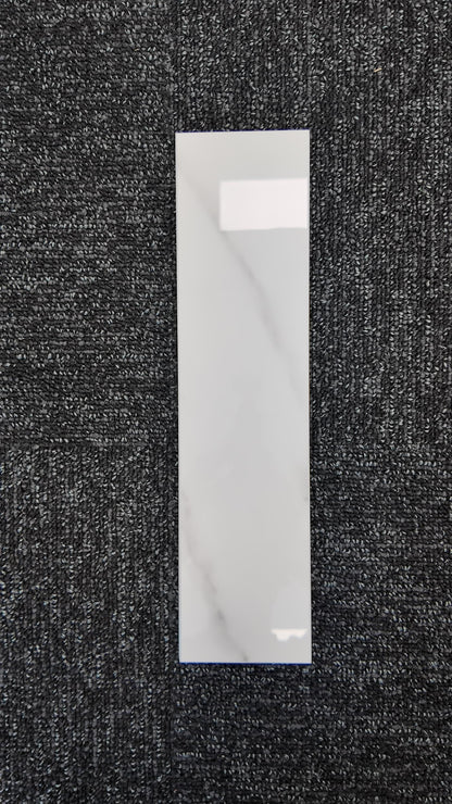Long Subway Stick on Composite Tile - Carrara Marble