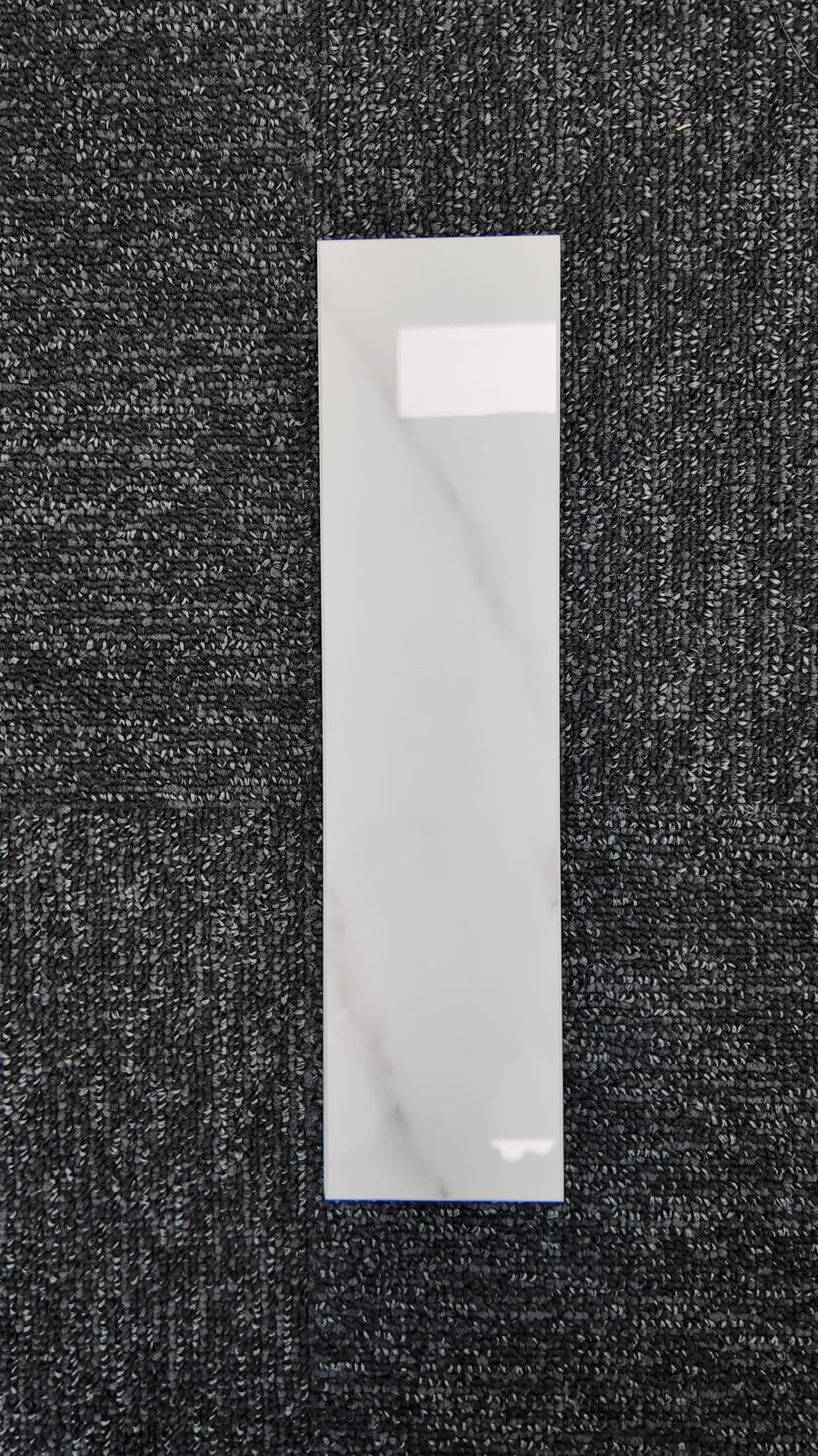 Long Subway Stick on Composite Tile - Carrara Marble