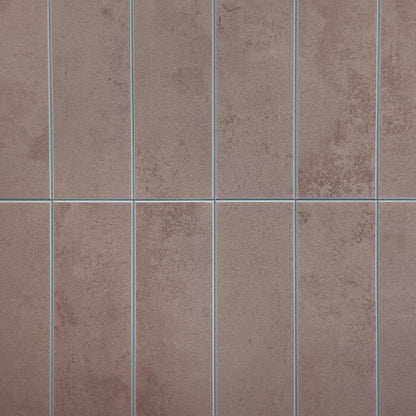 Large Kit Kat Stick on Composite Tile - Matte Clay Beige