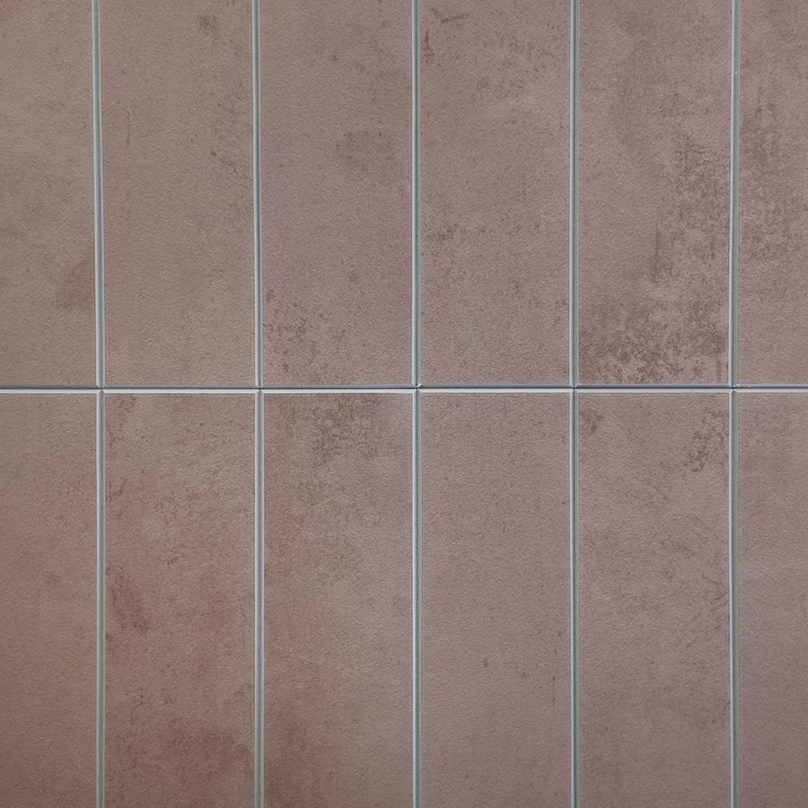 Large Kit Kat Stick on Composite Tile - Matte Clay Beige