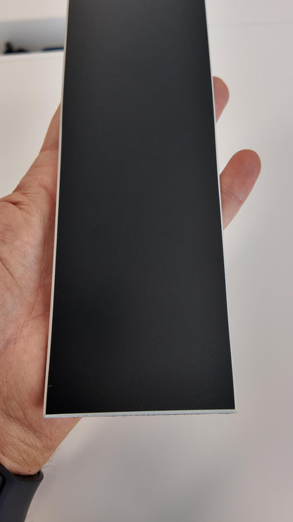 Long Subway Stick on Composite Tile - Matte Black