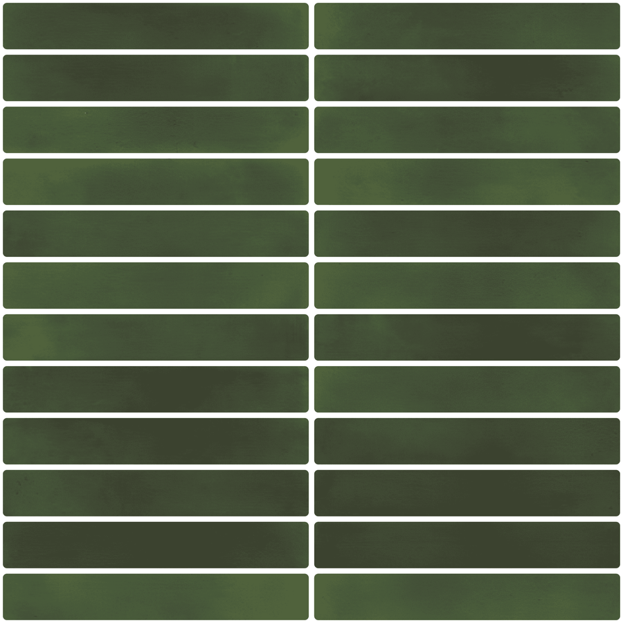 Kit Kat Stick on Tile - Moss Green - Stick on Tiles Australia