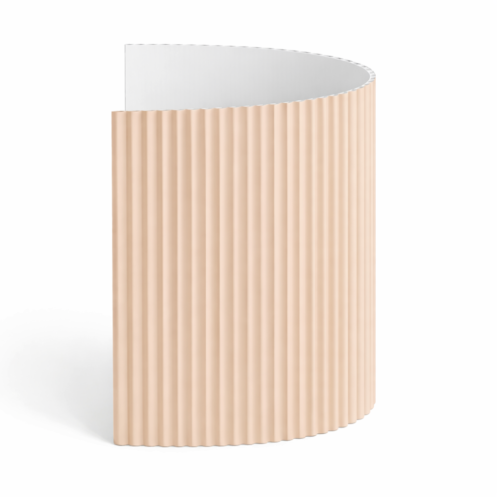 large Scallop Flexible Wood Roll Panels