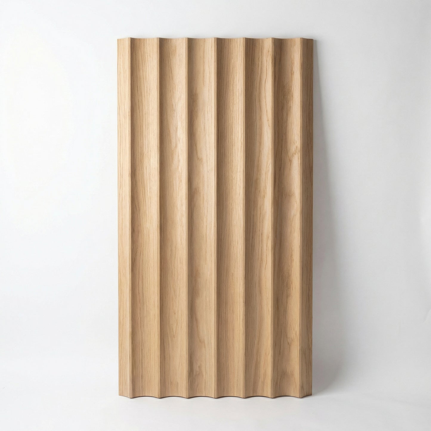 Scallop Timber Panels - Oak Grain
