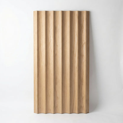 Scallop Timber Panels - Oak Grain