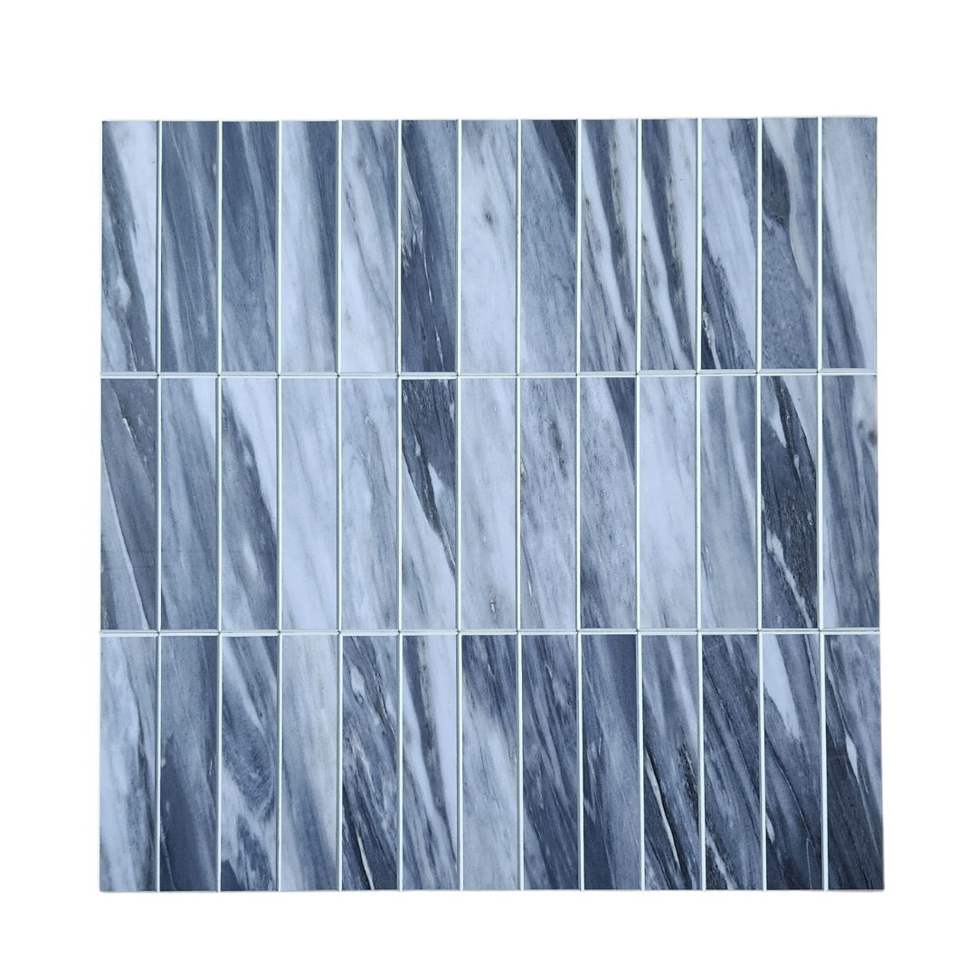 Kit Kat Stick on Composite Tile - Grey Marble