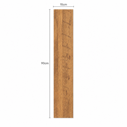 Vinyl Floor Planks Stick on Tile - Walnut