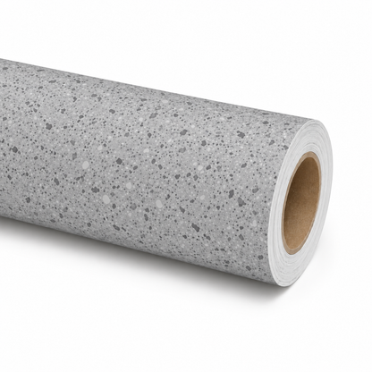 Adhesive Vinyl Wrap - Grey Terrazzo