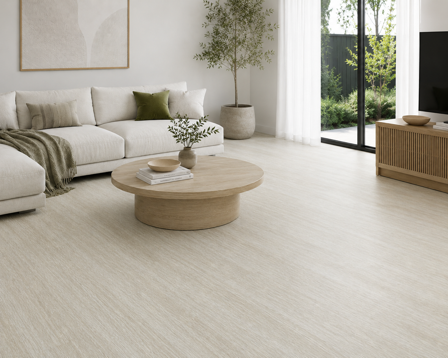Vinyl Floor Planks Stick on Tile - Sand