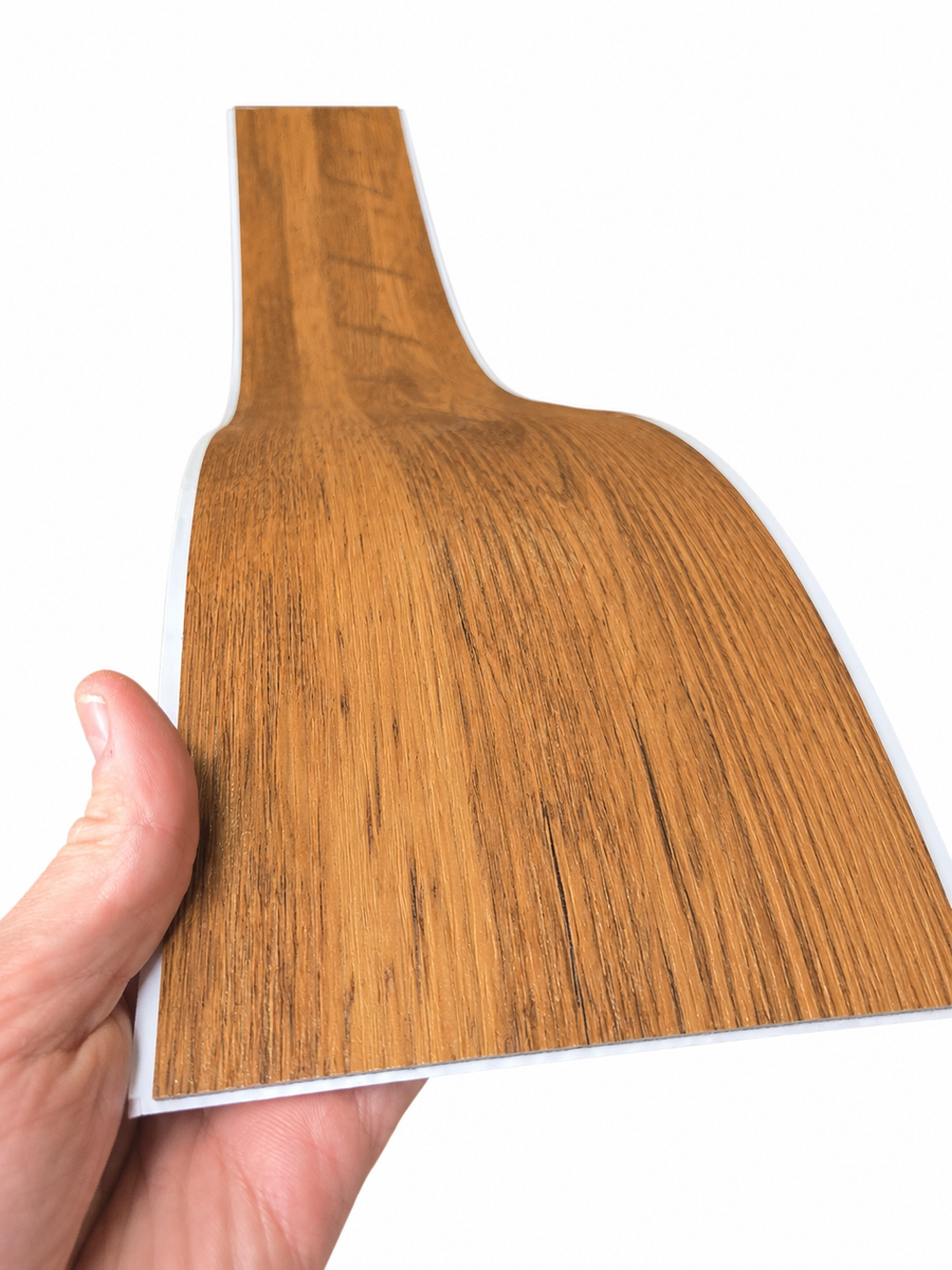 Vinyl Floor Planks Stick on Tile - Walnut