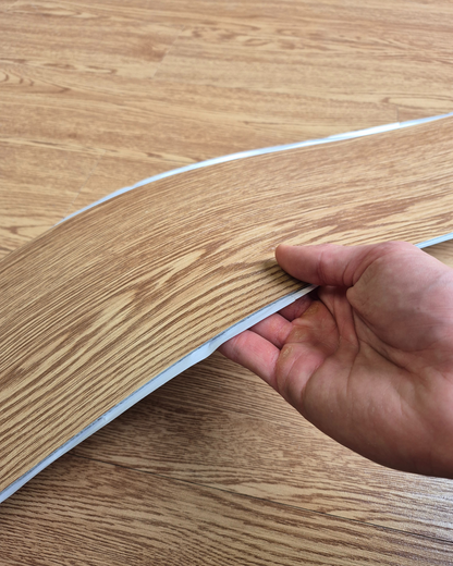 Vinyl Floor Planks Stick on Tile - Warm Oak