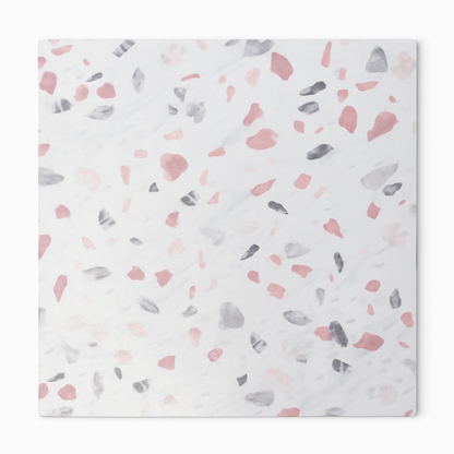 Vinyl Floor Stick on Tile - Soft Pink Terrazzo