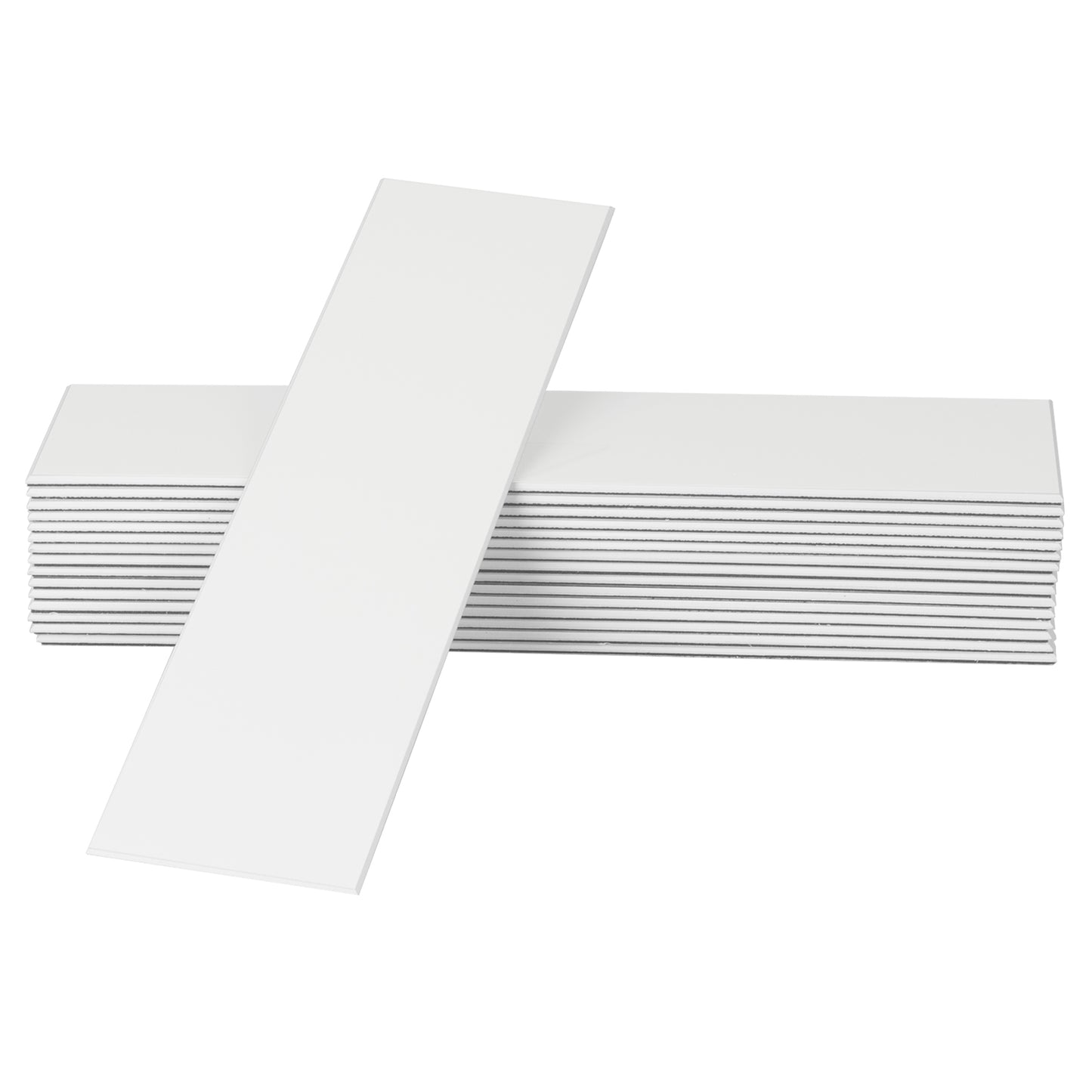 Long Subway Stick on Composite Tile - Matte White