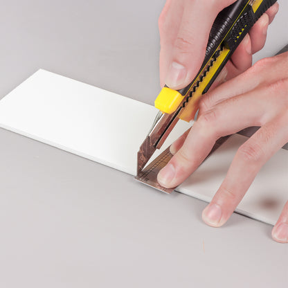 Long Subway Stick on Composite Tile - Matte White