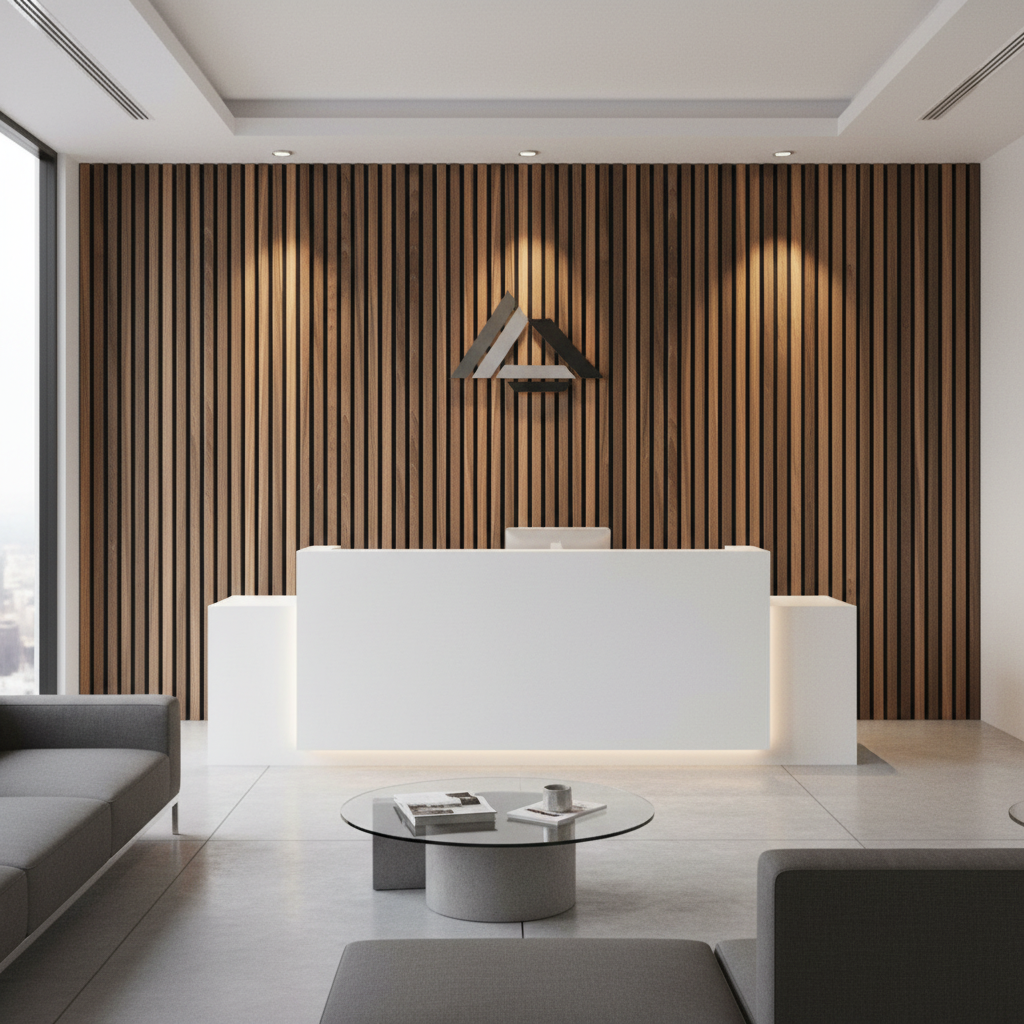 Acoustic Peel & Stick Panels - Walnut
