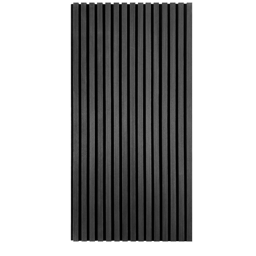 Black acoustic wall panels timber light weight self adhesive.