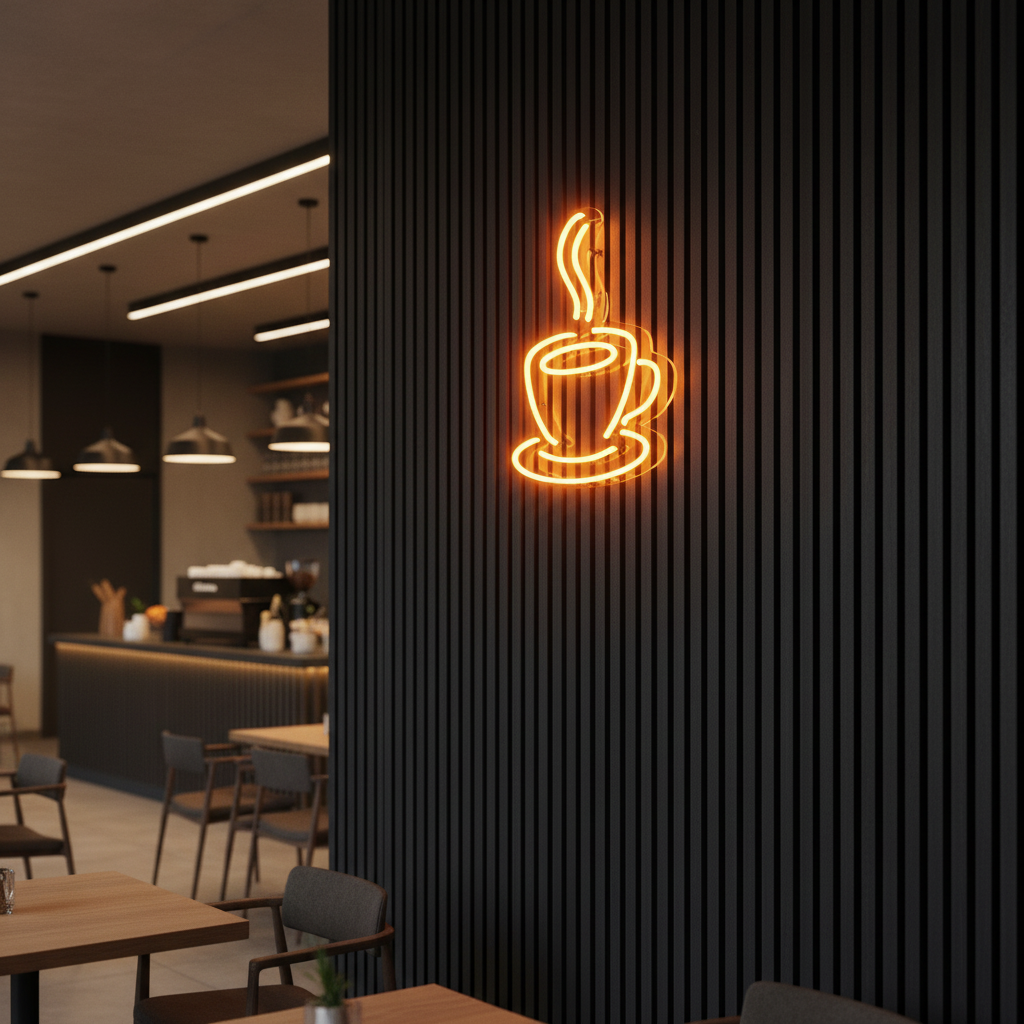 Acoustic Peel & Stick Panels - Charcoal Oak