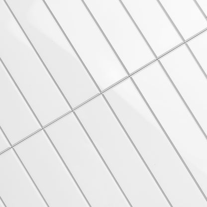 Kit Kat Stick on Composite Tile - Gloss White